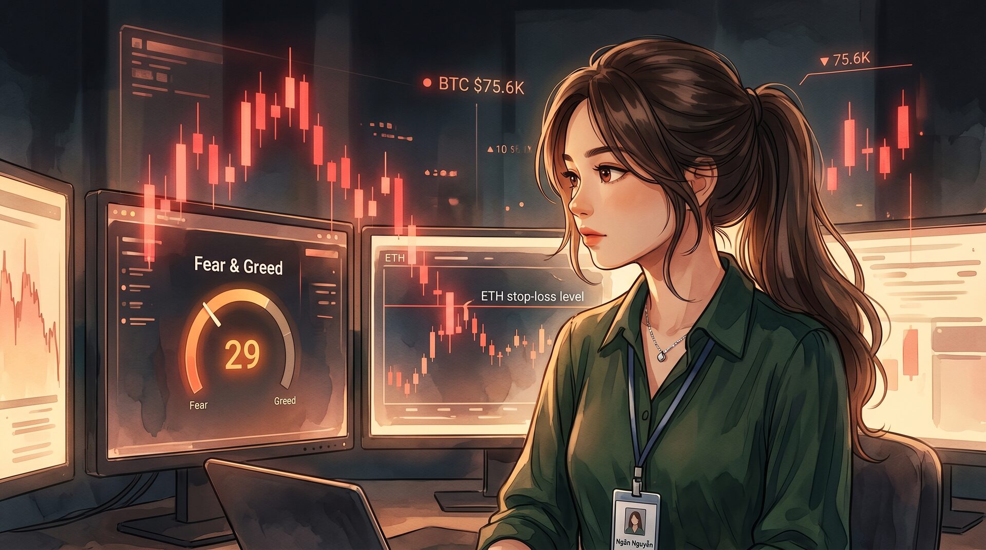 FOMC giữ nguyên lãi suất, thị trường đỏ nhẹ — Em đóng ETH Swing, entry BTC mới