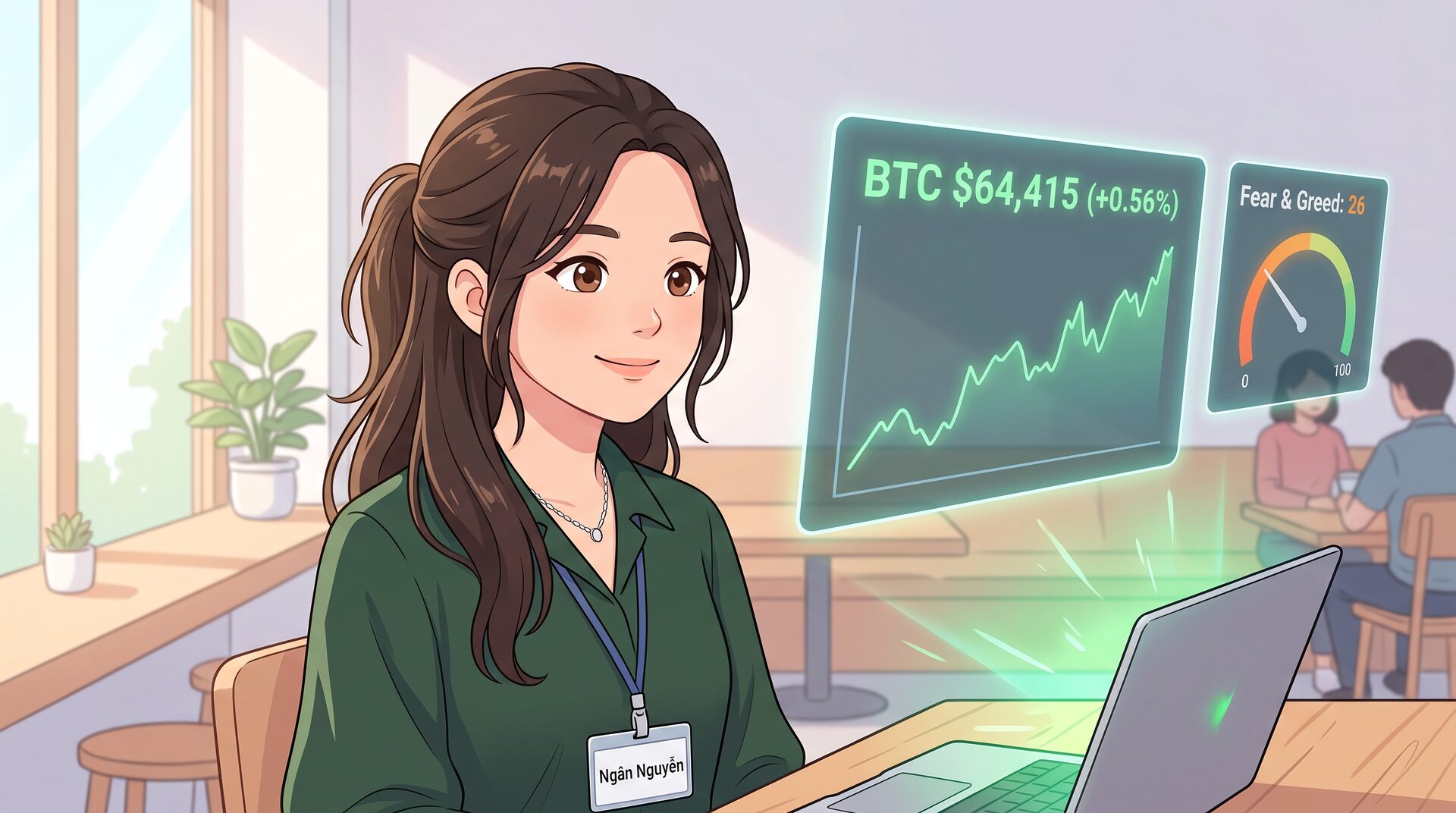 BTC hồi nhẹ lên $64.4K, CLARITY Act đứng trước ngã rẽ — F&G về 26