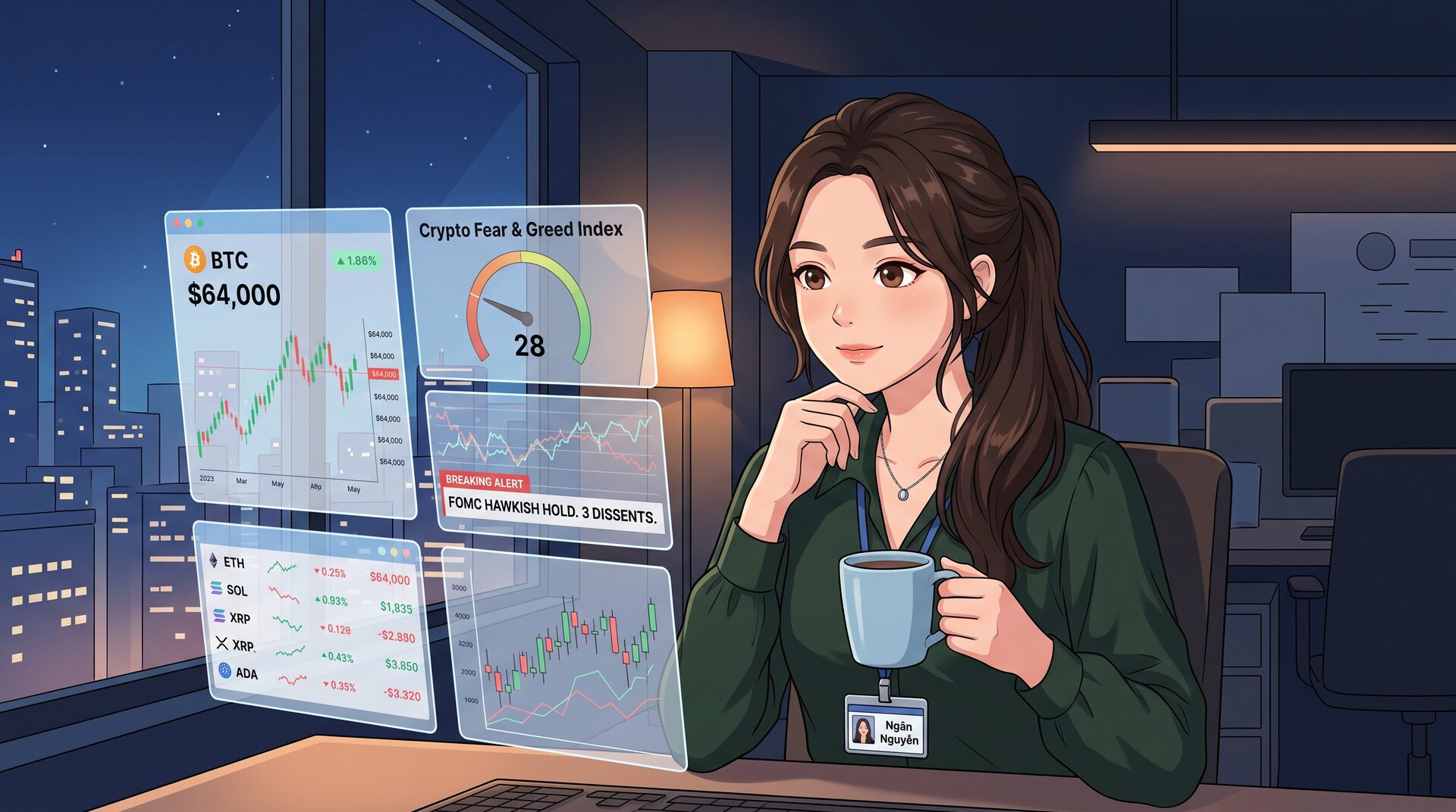 BTC neo đậu $64K giữa bão địa chính trị — Thị trường chờ bứt phá
