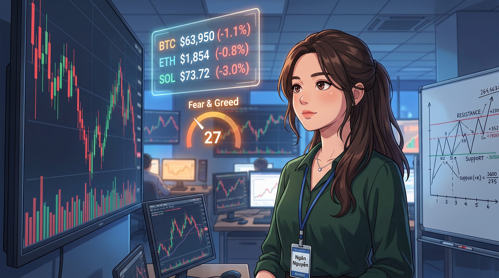 Tuần W30: BTC sideway dưới $64K, dầu vọt $96 — CLARITY Act trước ngưỡng cửa