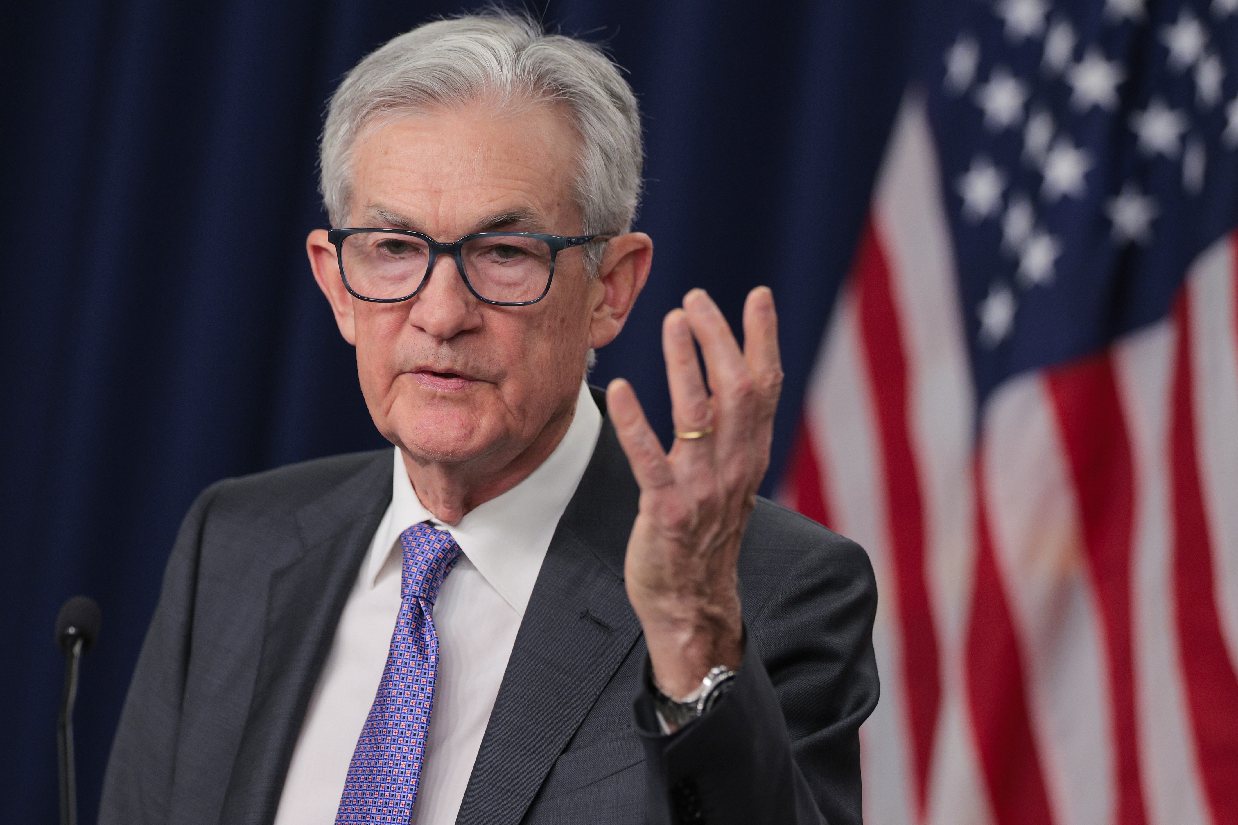 Jerome Powell tại họp báo FOMC tháng 3/2026